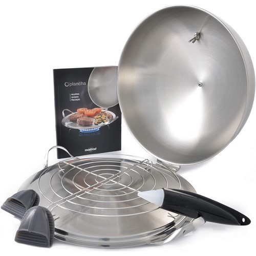 PLANCHA COMBO MASTRAD CON TAPA DE COCCION
